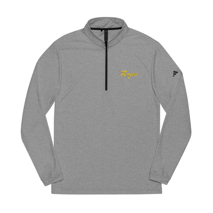 Athletic Quarter-Zip Pullover - Stylish Sports Layer, Perfect for Outdoor Activities, Gym Wear, Casual Fashion, Embroidered Design